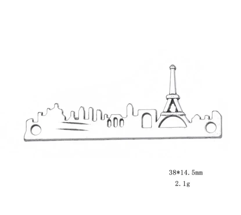 EUEAVAN 20 шт горный Сан-Франсиско/Париж/Нью-Йорк/Лондон покрытый Skyline Шарм Подвеска для изготовления украшений вручную подарок DIY