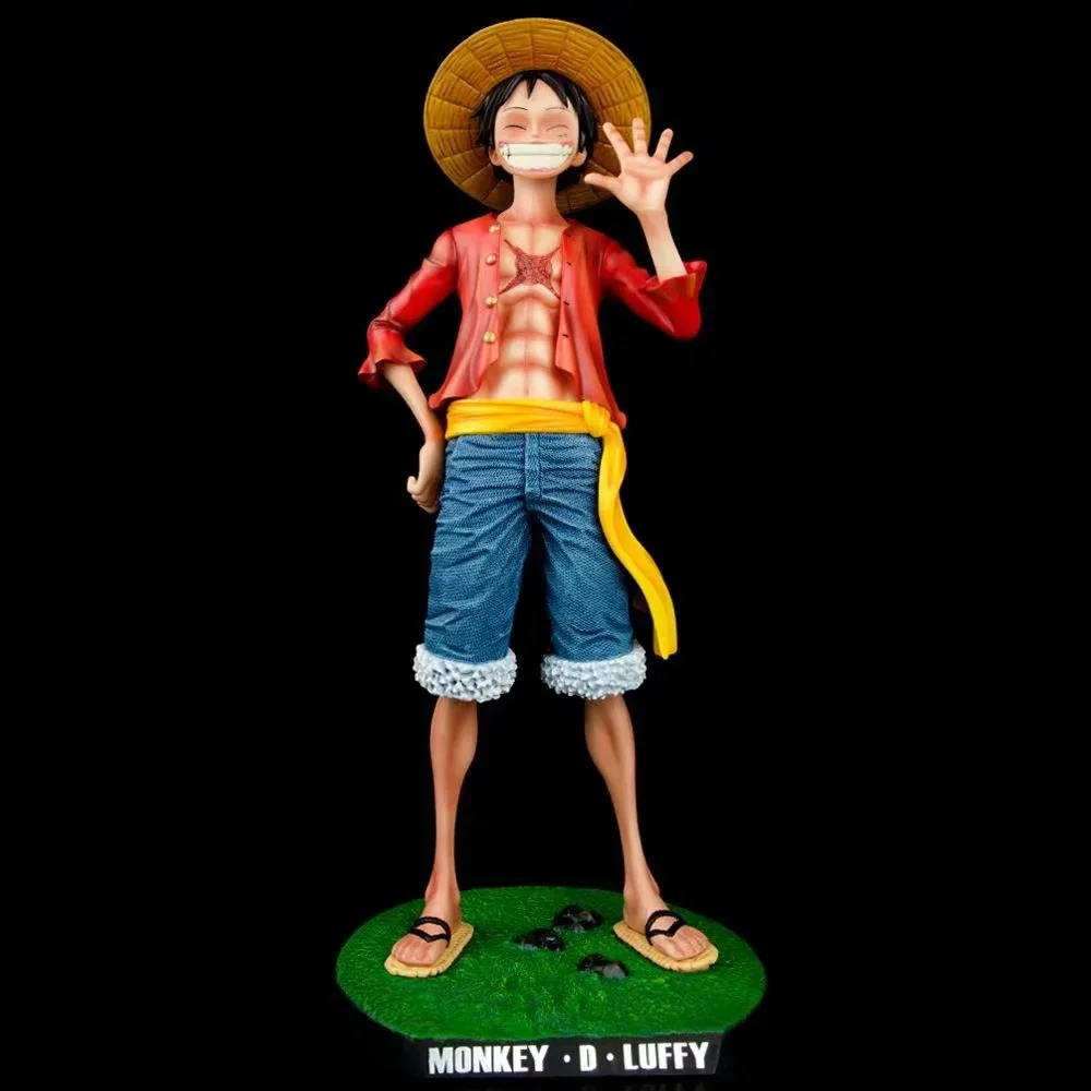 

43cm One Piece Anime Figure Monkey D Luffy Figure Influencer Smile Luffy 1/4 PVC Action Figure Collectible Model Doll Toys