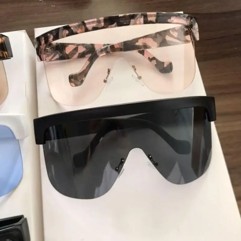 

Motorcycle Equipments Glasses Visor Shield Cover Sunglasses Oversized Sun Glasses Cover Shades For Face UV400 2020 NEW