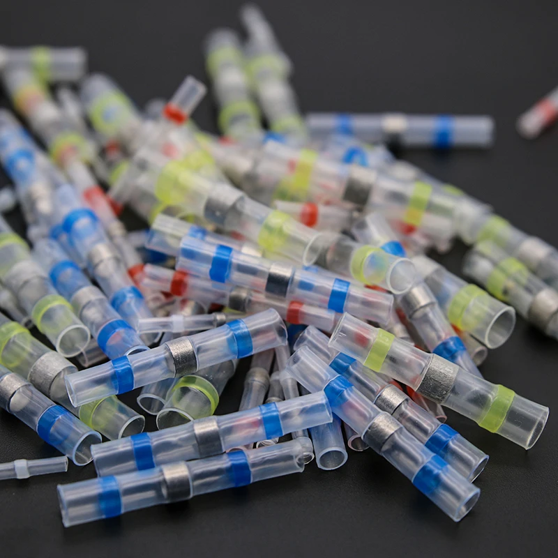 30 шт. водонепроницаемое уплотнение паяльной клеммы термоусадочные стыковые