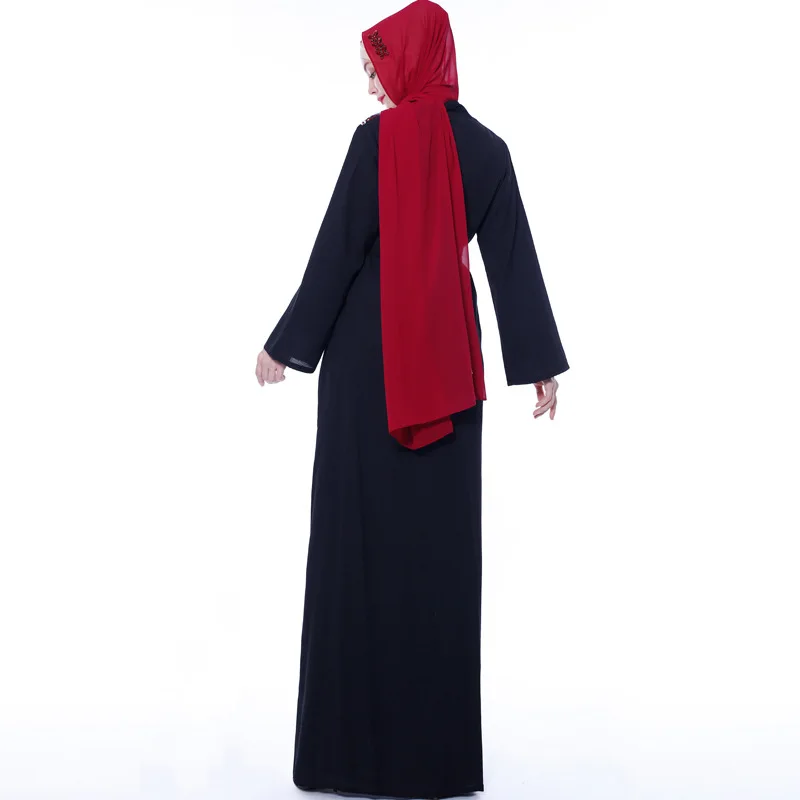 2019 последние Дубай с длинными рукавами платье мусульманские Вечерние abaya Дамы