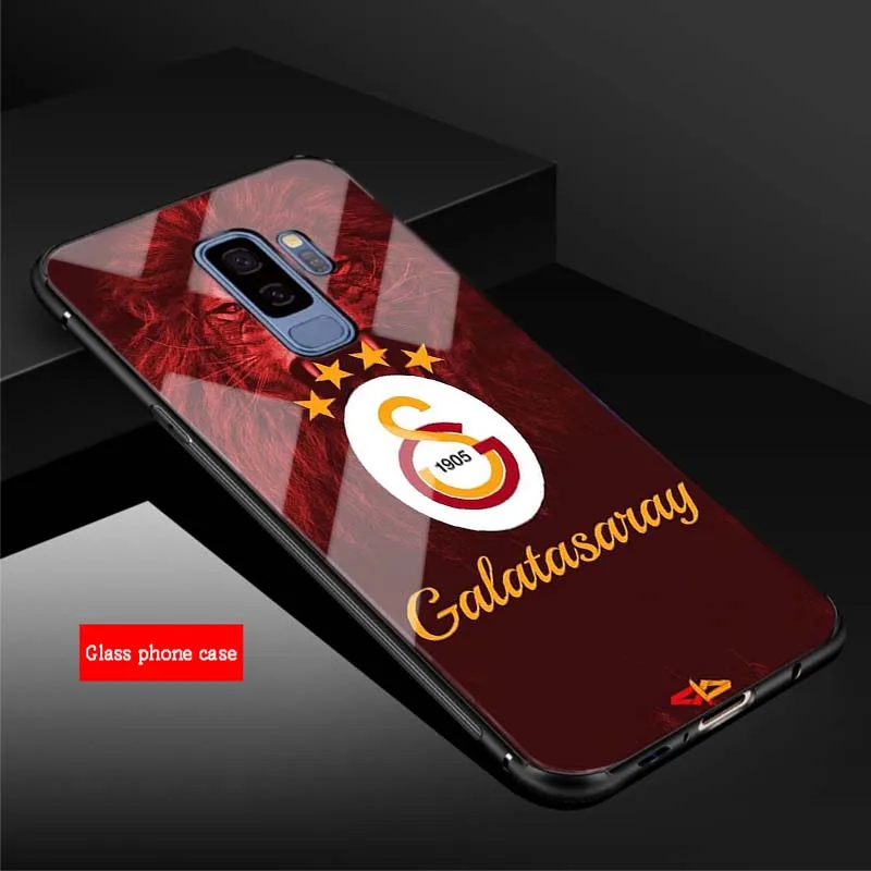 Турция Galatasaray волк для samsung Galaxy NOTE 8 9 S8 S9 S10 плюс A6 A6S A8 A7 J6 J8 чехол из закаленного стекла для телефона