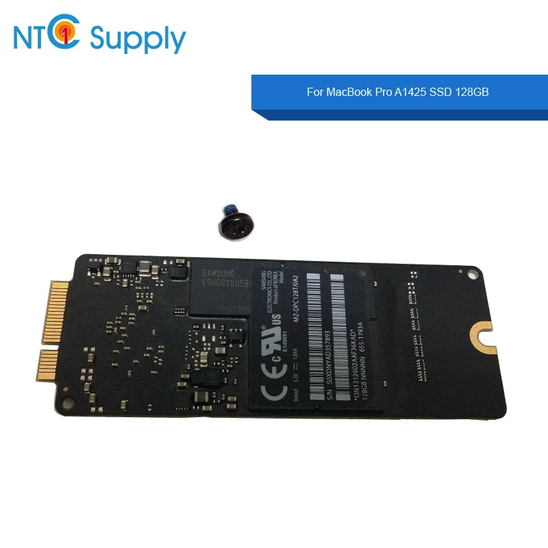 SSD накопитель NTC 128 ГБ для MacBook Pro Retina 13 3 дюйма A1425 655 1793A 2012 2013 год подлинный б/у 100%