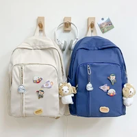stylish women korea backpack female large capacity laptop bag girls travel bag school bag for teenager girl rucksack 2021