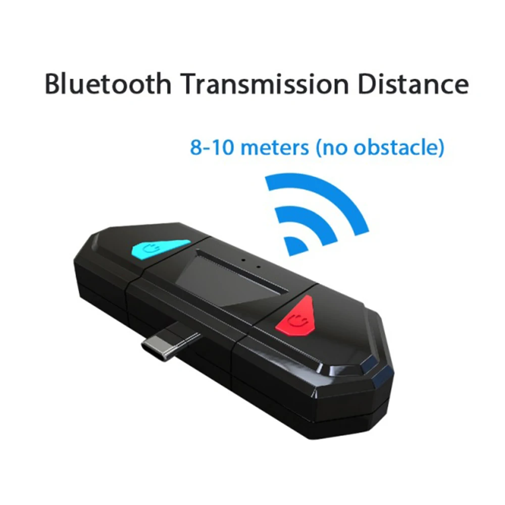 Беспроводной аудио передатчик Bluetooth V5.0 адаптер приемопередатчика USB Type C для NS