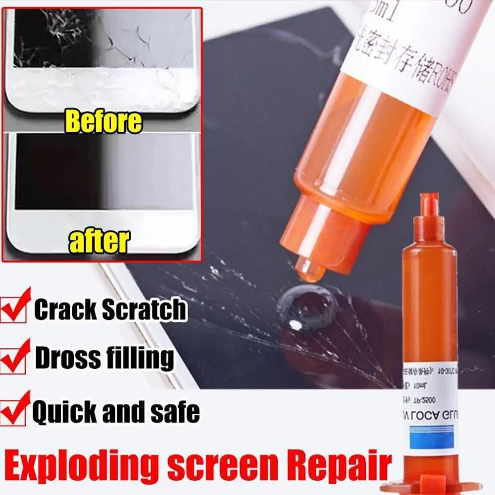 Practical Uv Glue Adhesive Cell Phone Repair Screen Gap Tools for Touch Tool Agent Sealant Dropshipping G V6Y7 | Канцтовары для