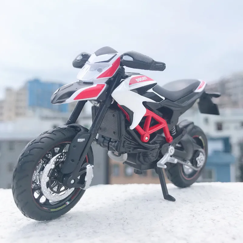 Модели литых под давлением мотоциклов Maisto NEW 1:18 DUCATI HYPERMOTARDS работоспособная