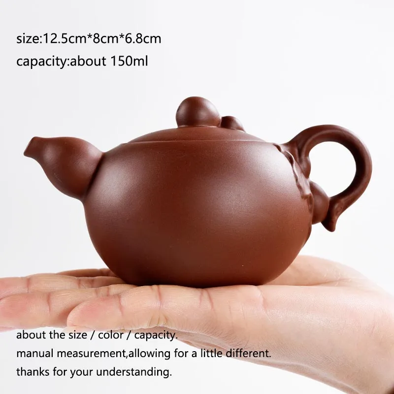 Teapot Purple Clay Teapots Yixing Creative Tea Pot Teaware Drinkware Kung Fu Set Home Decor Crafts Water Kettle Souvenir | Дом и сад