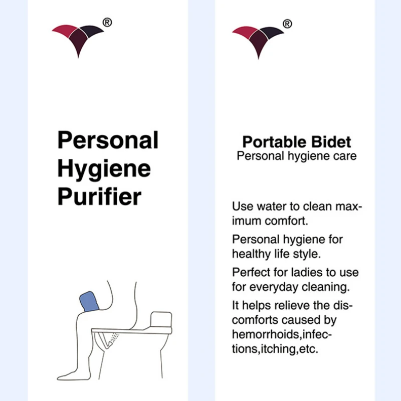 Улучшенный портативный распылитель для биде с защитой от протечек Анальный Душ