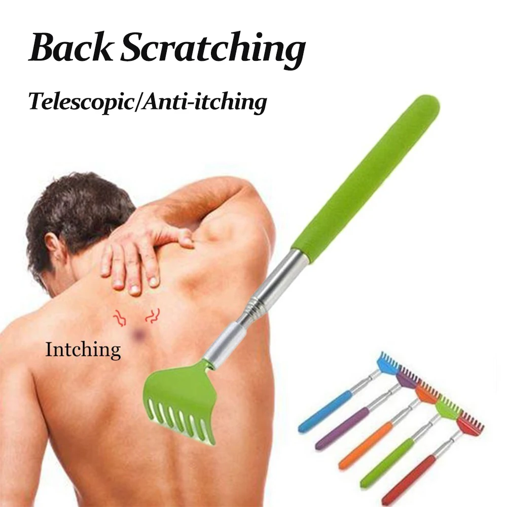 

1pcs Back Scratcher Telescopic Scratching Backscratcher Massager Back Scraper Extendable Telescoping Itch Health Care Relaxation