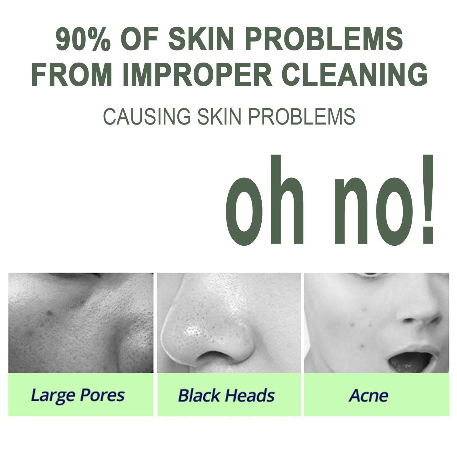 

Green Tea Cleansing Masks Oil Control Acne Clearing Mud Mask Moisturizing Remove Blackhead Shrink Pores Facial Mask Skin Care