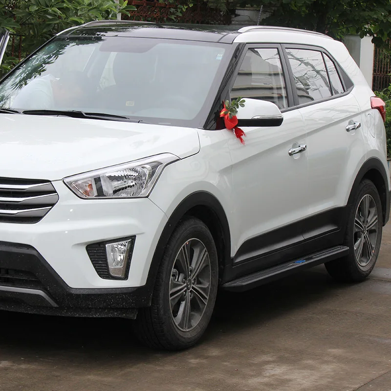 Боковая подножка для HYUNDAI IX35 IX25 SANTAFE TUCSON GRAND SANTAFE|Буксиры и подвесные подножки| |