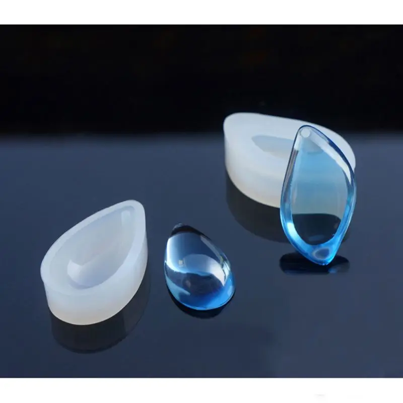 

6Pcs 3 Shapes Teardrop Earrings Pendant Mold Epoxy Resin Jewelry Making Tools