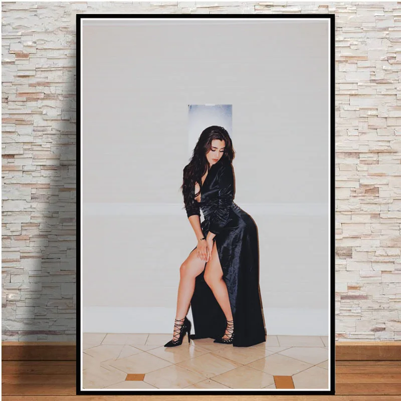 Картина маслом на холсте Lauren Jauregui красивая музыка певица звезда девушка женщина |