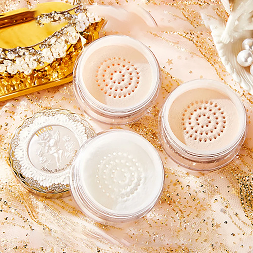 Пудра с блестящими кристаллами для жирной кожи водостойкая стойкая натуральная