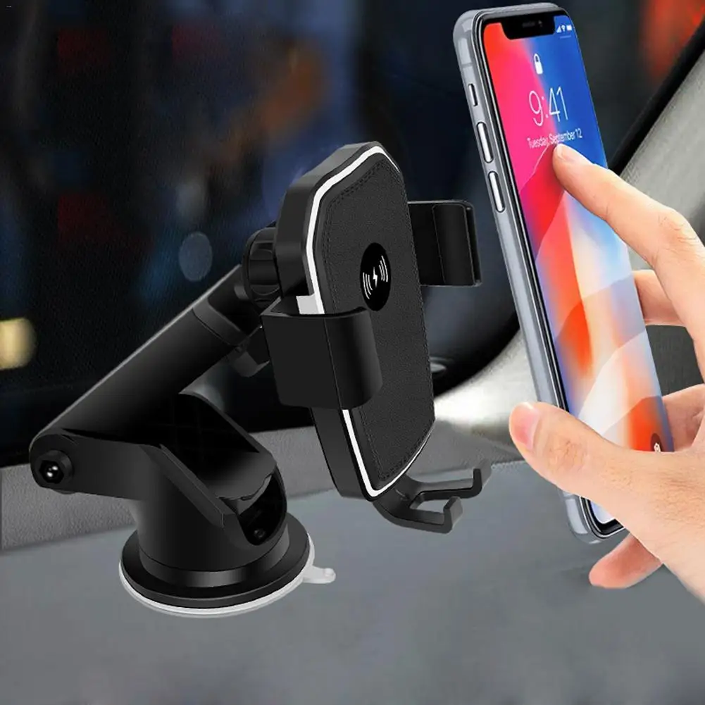 Держатель для телефона быстрая зарядка присоска интеллектуальное распознавание