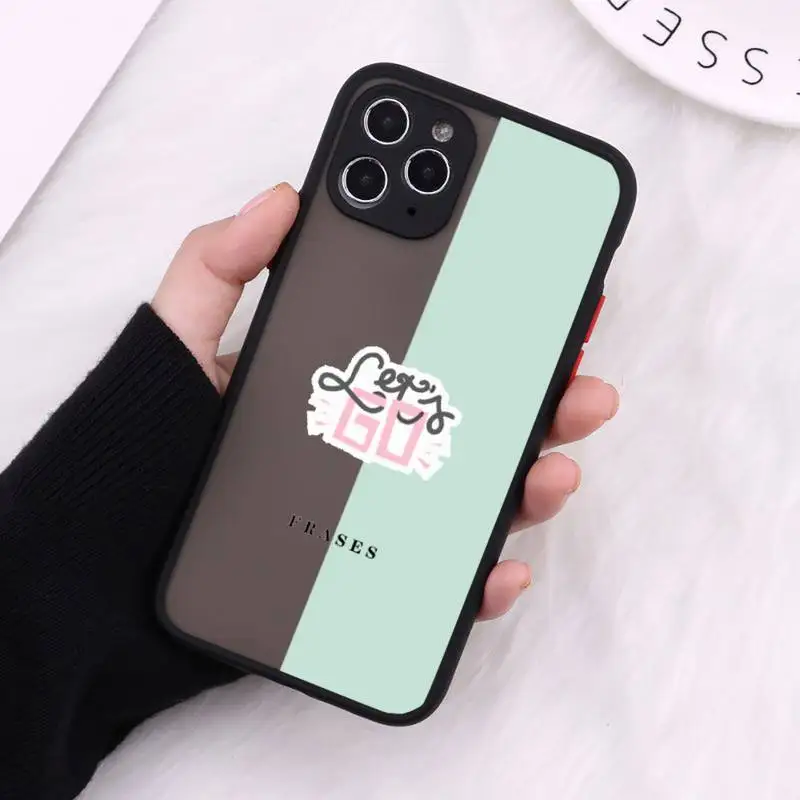 

cortoon design funny Life Signs Phone Case Matte Transparent for iPhone 7 8 11 12 s mini pro X XS XR MAX Plus cover funda