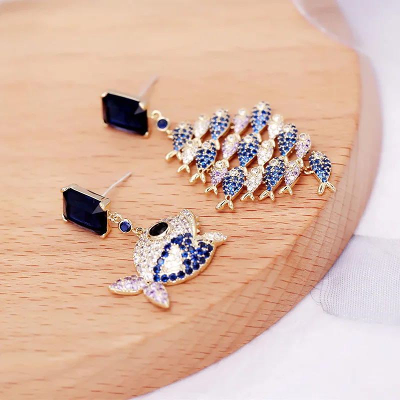 Новые модные ювелирные изделия SWOUR S925 Серебряные висячие серьги-подвески с