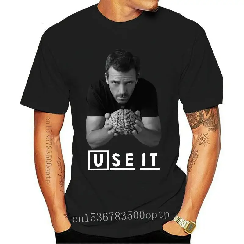 

New House MD Men T Shirt Dr House Use it Tops Short Sleeve Tee Shirt O Neck T-Shirts Summer Tops Plus Size