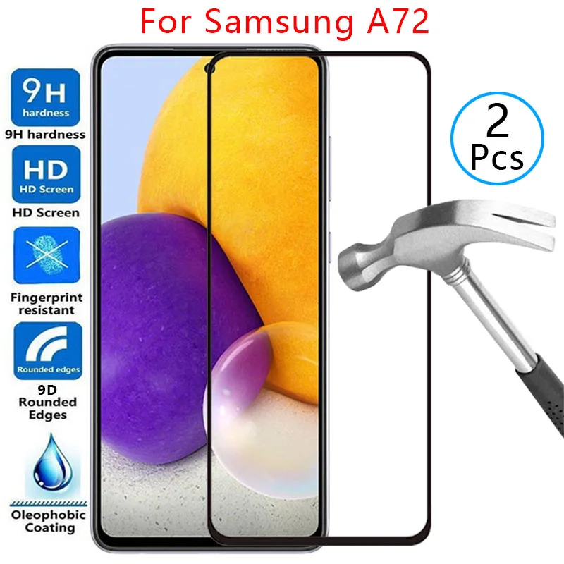 

Защитное закаленное стекло 9d для samsung a72 galaxy a 72 72a