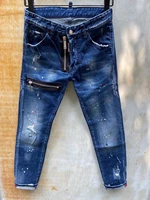 classicauthenticdsquared2retroitalian brand womenmen jeanslocomotivejogging jeansdsq9105
