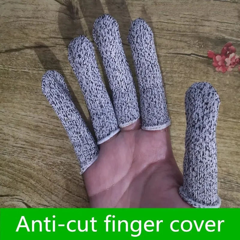 5db vágásgátló ujjbetét vágásálló védőkesztyű konyhai, - Kerti szerszámok - Fénykép 2