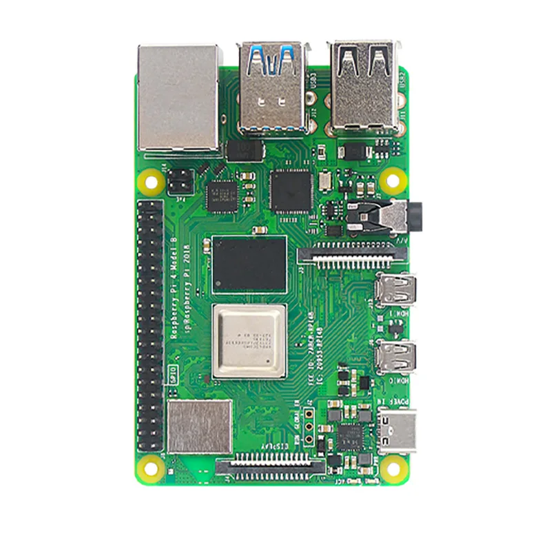 Billig Für Raspberry Pi 4 Modell B Kit Pi4 8G Bord Mit 32GB TF Karte Micro-typeHDMI Kabel Schützen Fall Fan Kühlkörper EU Stecker