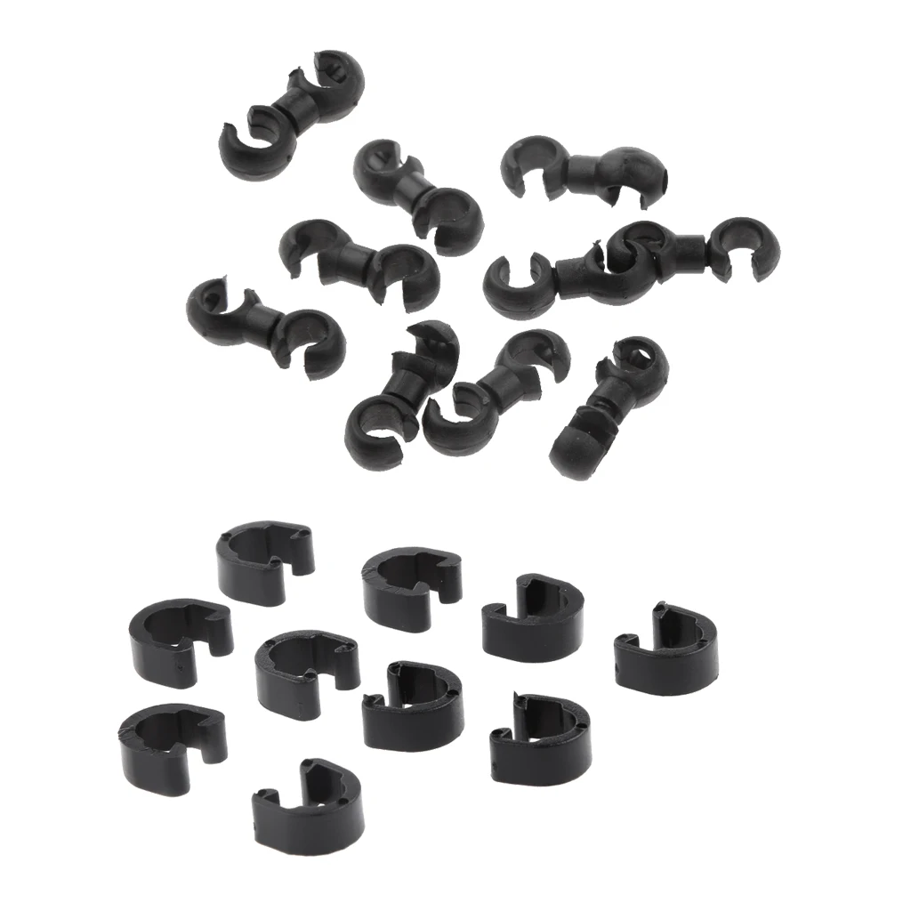 20 шт. MTB велосипедная Рама с образной пряжкой вращающиеся s образные зажимы для