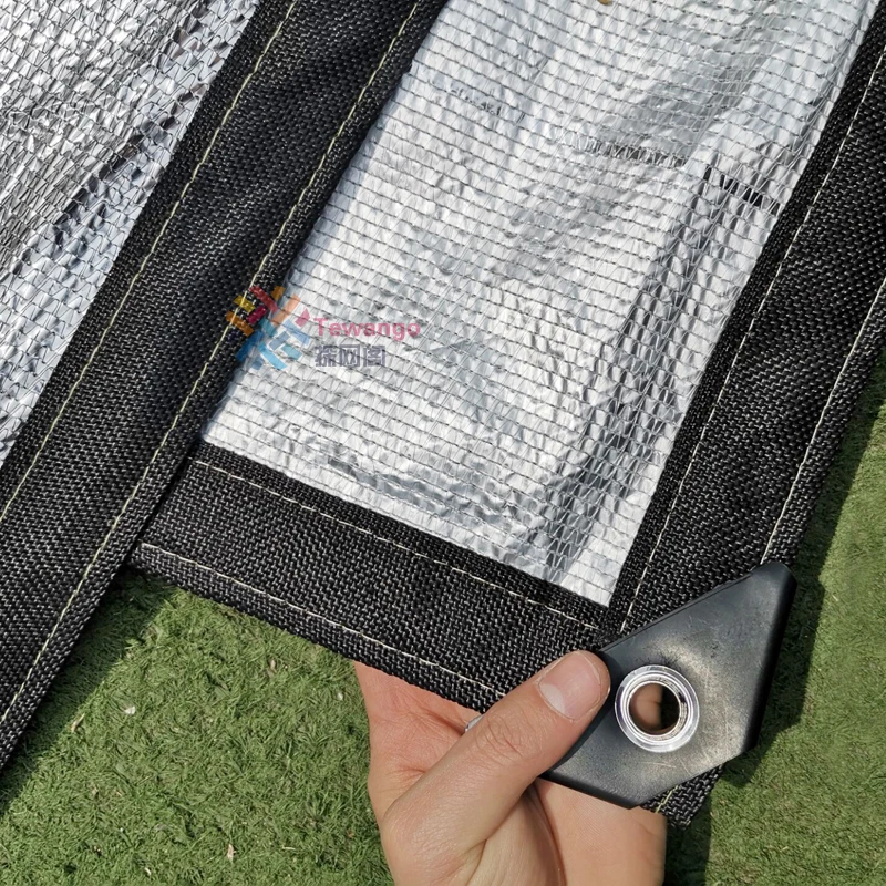 99% УФ блок из алюминиевой фольги солнцезащитный тент для окон балкона теплицы