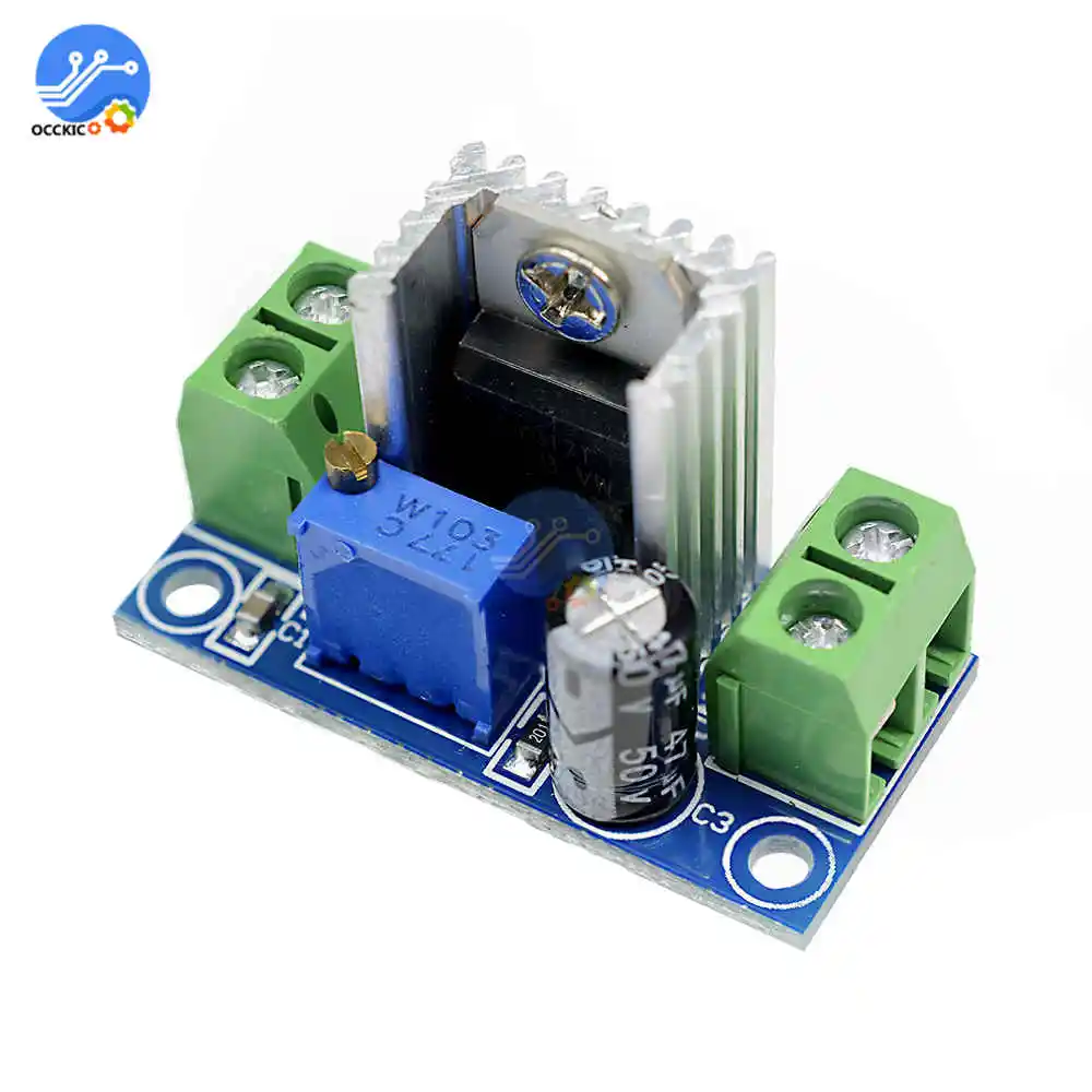2 шт. DC Линейный преобразователь понижающий LM317 низкий пульсационный Модуль Блок