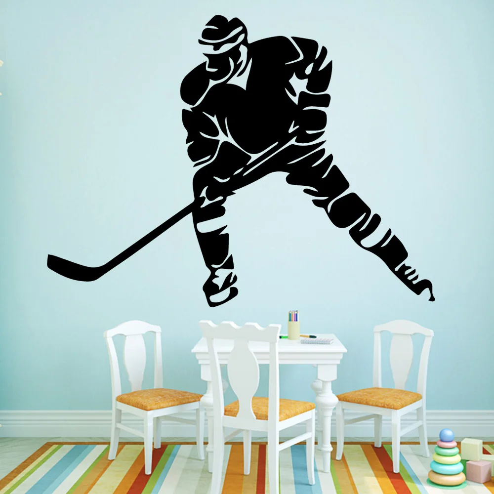 Прямая поставка Стикеры для хоккея водонепроницаемые настенные наклейки детей