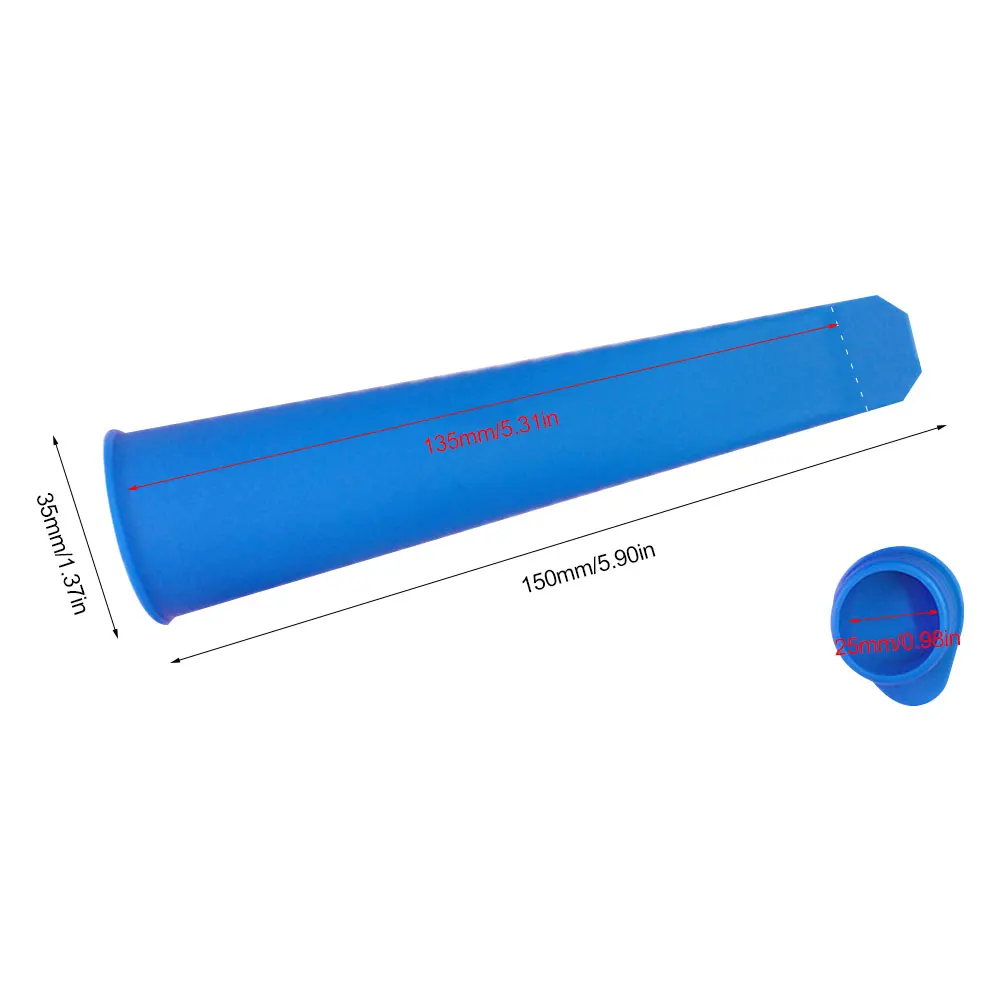 

6pcs/lot Summer Popsicle Maker Lolly Mould Kitchen DIY Random Color Food-Grade Silicone Frozen Ice Cream Pop Mold Kitchen Tools