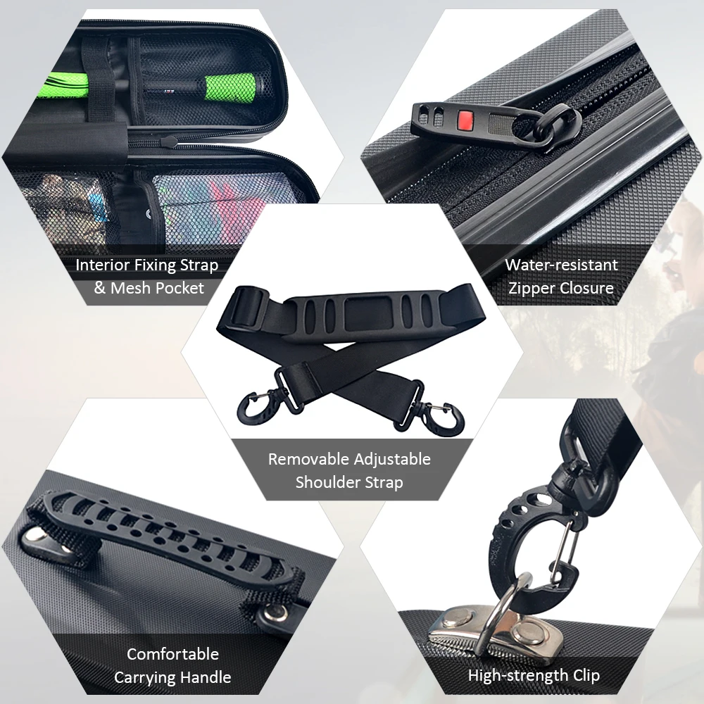 Портативные Чехлы для хранения удочек сумка ловли нахлыстом водонепроницаемая