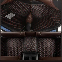leather custom car floor mat for ford mondeo mustang gt edge expedition f 150 ecosport kuga focus carpet car accessories