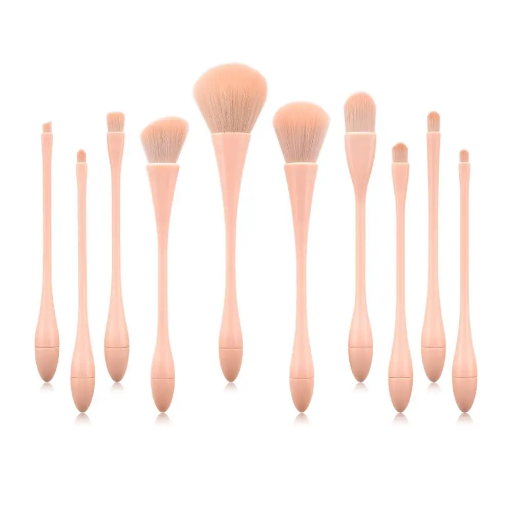 

High-end makeup brush classic small waist pink makeup brush foundation brush nose eye shadow brush complete set of makeup tools