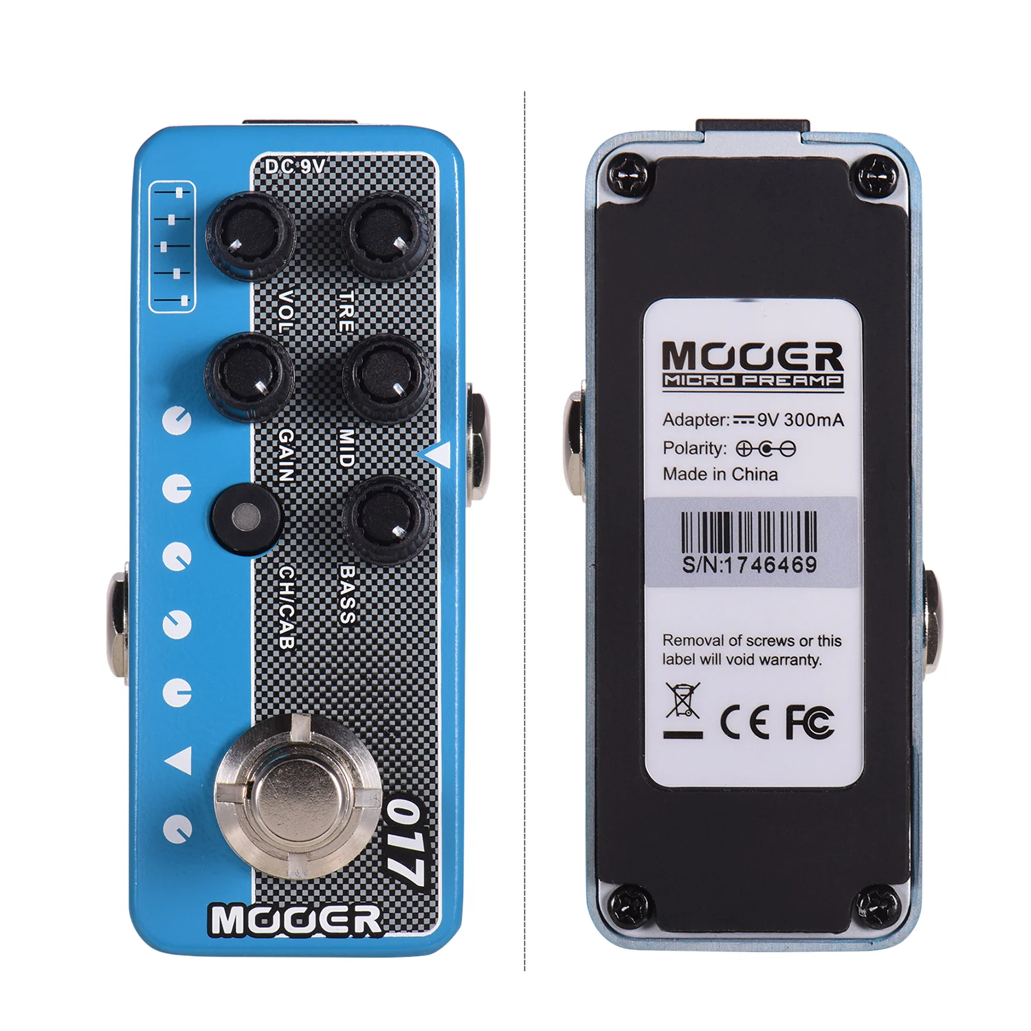 Серия Mooer MICRO PREAMP цифровой усилитель гитарный эффект педаль имитация шкафа два