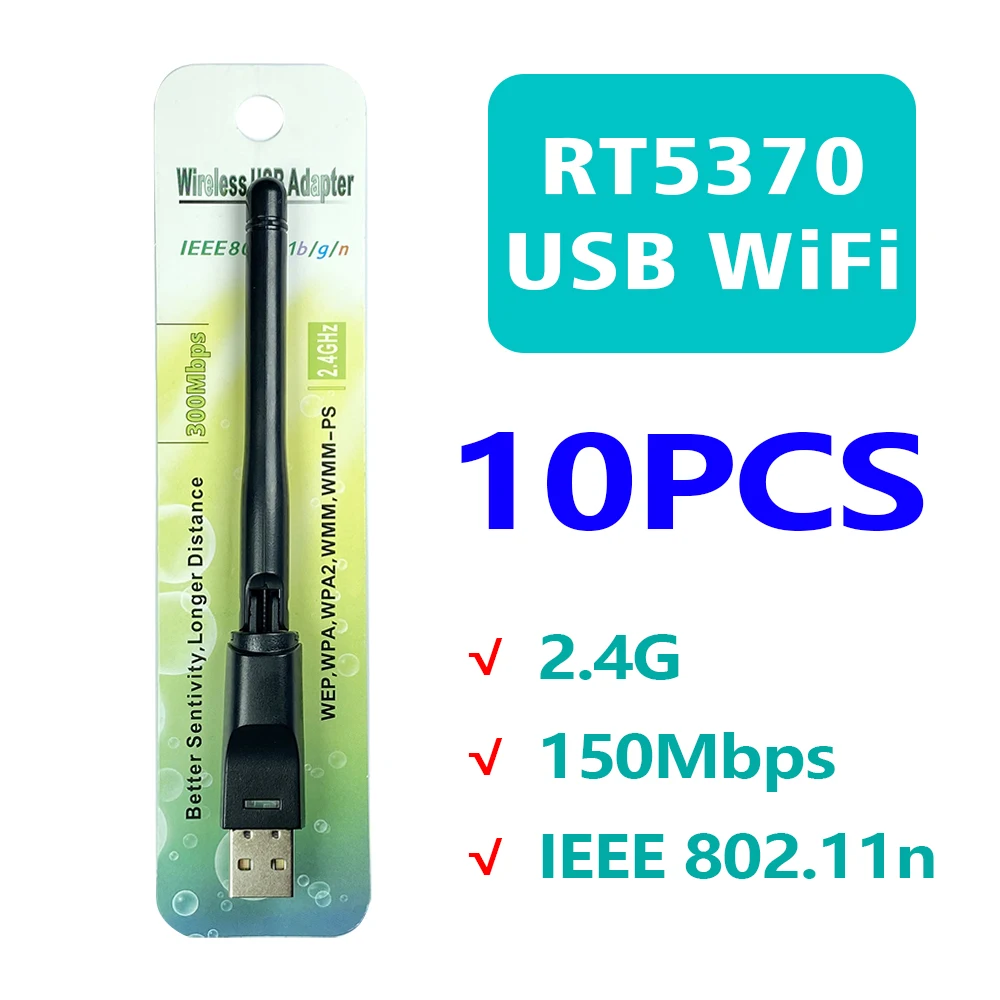 [10 шт.] 5370 WiFi с блистерной упаковкой Ralink RT5370 главный чип 150 Мбит/с 2 4 ГГц 802.11b/G/N
