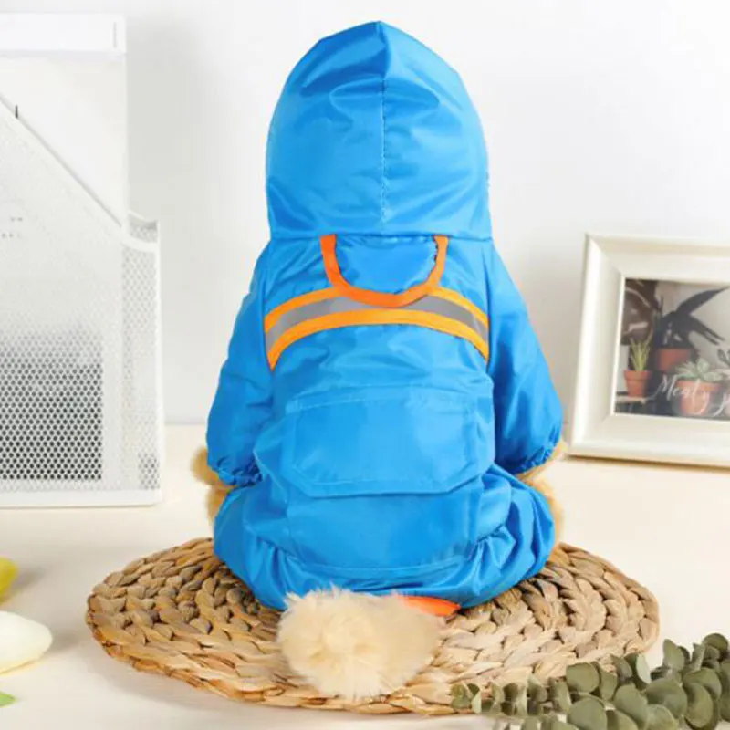 

Светоотражающие Полоски для домашних животных, плащи с капюшоном для собак, дождевик для собак, водонепроницаемые куртки, уличная дышащая о...