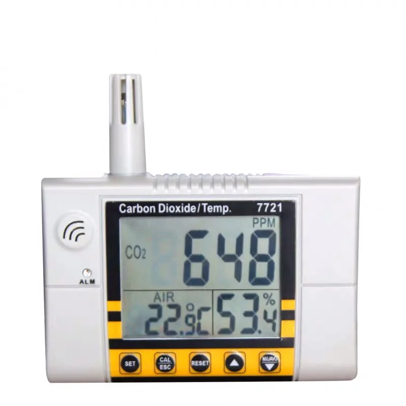 

Датчик качества воздуха в помещении AZ 7721, датчик NDIR CO2 для измерения качества воздуха в помещении, ВЫХОД ПК на компьютер, диапазон 0 ~ 9999ppm