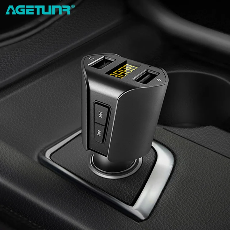 Автомобильный Bluetooth-передатчик AGETUNR T23 с двумя USB-портами | Автомобили и мотоциклы
