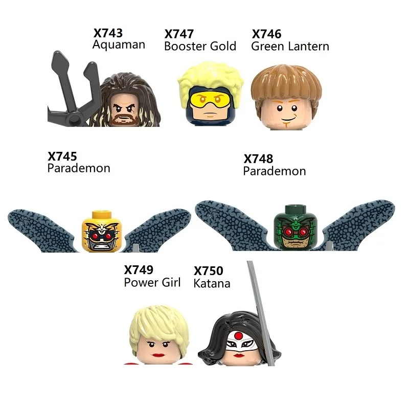 Аквамен обратный Yello Зеленый парадемон фонарь бустер Золотая Сила девочка Катана