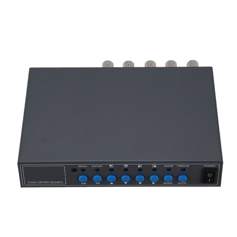 VGA 4CH цветная камера видеонаблюдения видео процессор Quad Splitter пульт