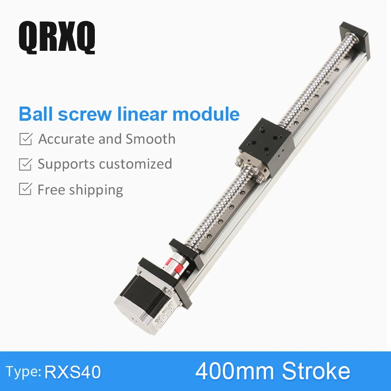 Линейная направляющая с рельсовой скользящей платформой 400 мм | Обустройство