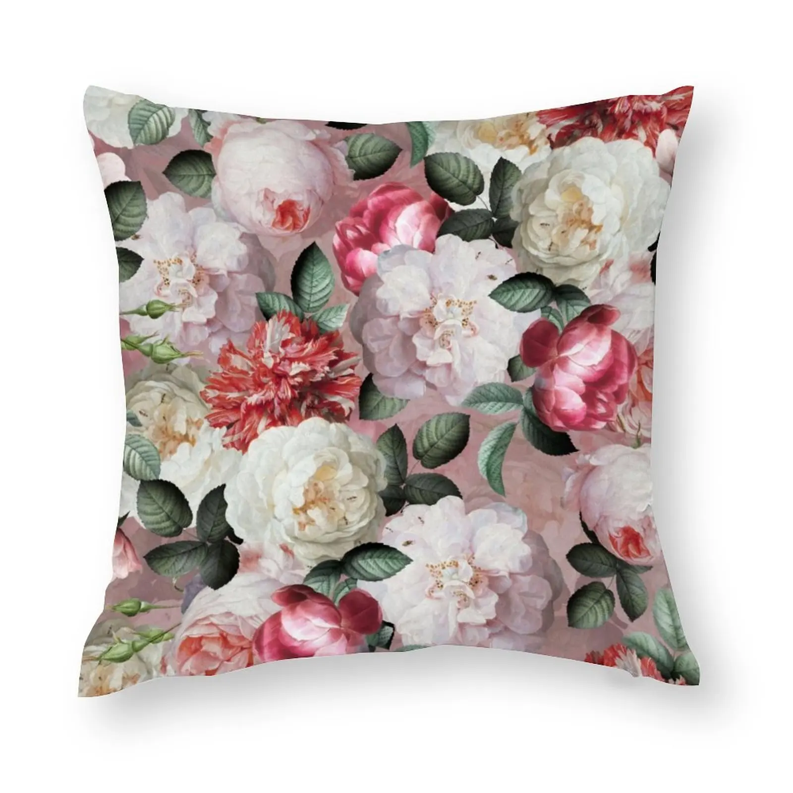 

Антикварный Ян Дэвидс. De Heem пышные розы с цветочным рисунком из полиэстера для дивана в стиле бохо