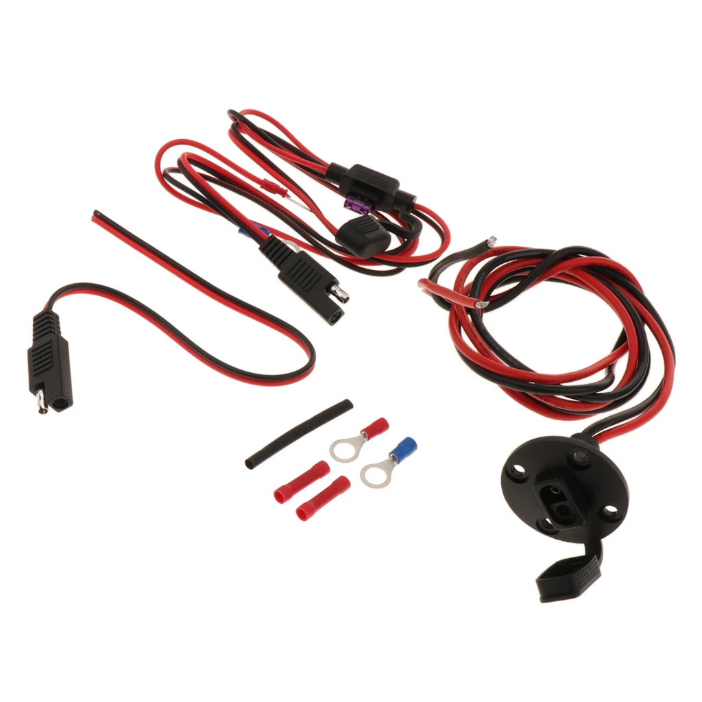 Автомобильное быстроразъемное крепление на панели SAE водонепроницаемая розетка