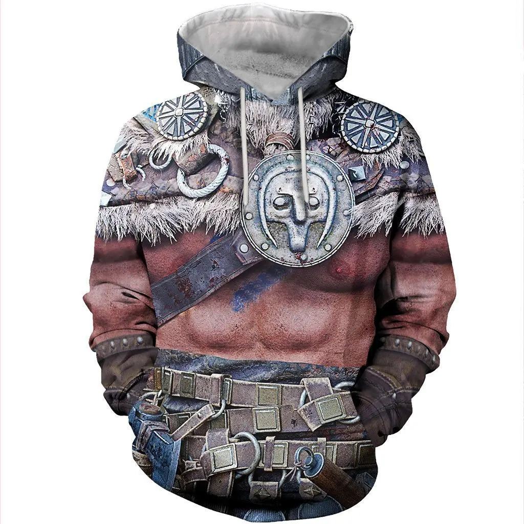 

Viking Warrior Tattoo New Fashion Tracksuit casual Colorful 3D Print Zipper/Hoodie/Sweatshirt/Jacket/Men Women WJR - 21