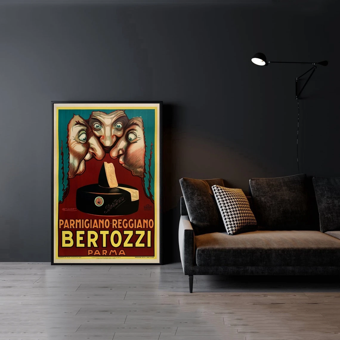 Bertozzi parma Италия сыр носы запах плакат холст печать домашняя настенная живопись