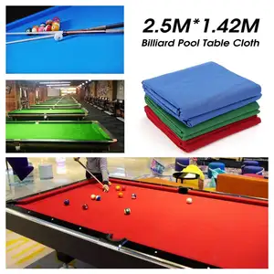 Green/Blue/Red Snooker Billiard Cloth Pool Eight Ball Billiard Pool Table Cloth for American billiar in USA (United States)
