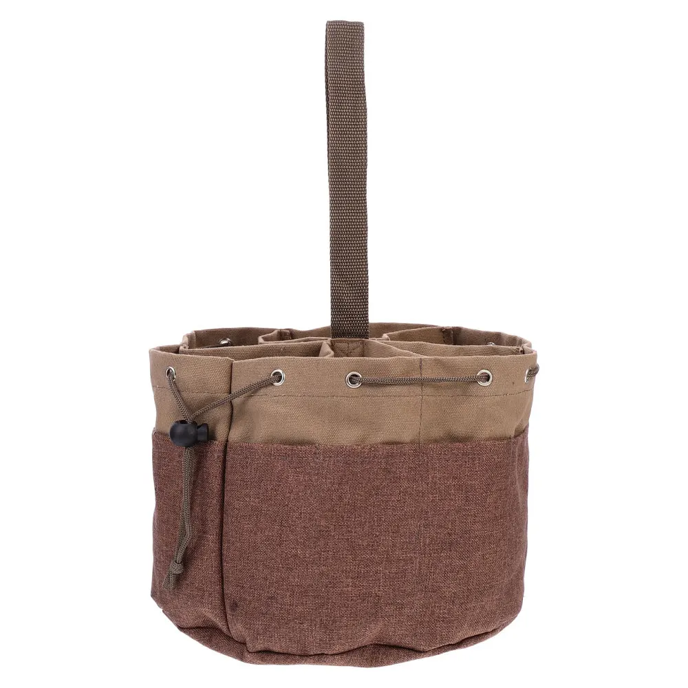 

1pc Multi-functional Tool Storage Pouch Portable Canvas Tool Pouch Tool Bag