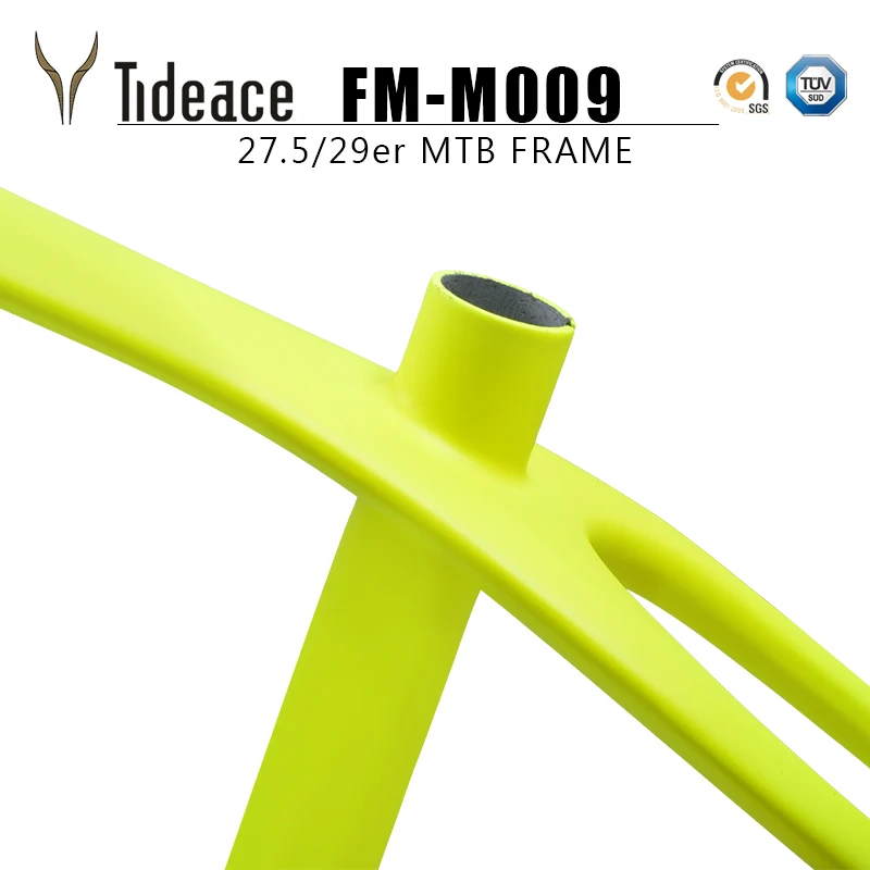 

29er Mountain bike frame set with fork OEM Rigid disc Carbon MTB Frameset with fork together on sale frame Color customization